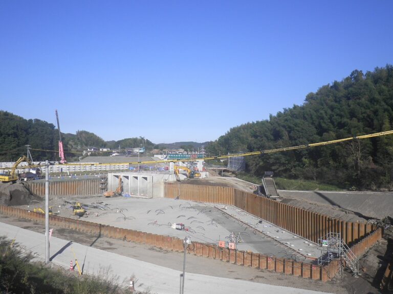那賀川（一期）農地防災事業　呑口調整水槽工事