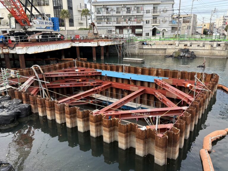 助任橋橋梁下部工事